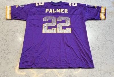 Camiseta de colección Puma Vikings David Palmer #22 XL púrpura NFL Minnesota Foto 1 de 4