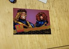Vintage trading card X-Men Cyclops And Jean Grey Fox Kids Network Wolverine #110