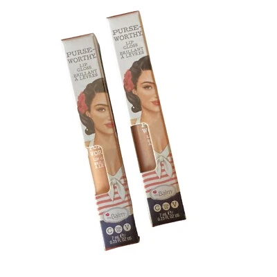 THE BALM PURSEWORTHY LIP GLOSS - CROSSBODY (NIB/2 Full Sizes) - Image 1 of 2