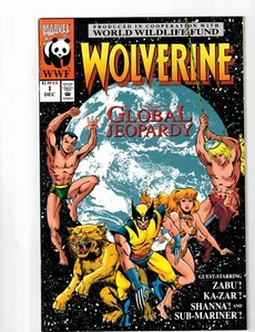 Wolverine Global Jeopardy #1 WWF World Wildlife Fund (Marvel Comics 1993) NM - Picture 1 of 2