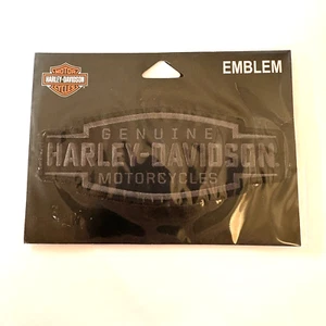 Genuine HARLEY DAVIDSON Velocity Black on Black 2"x5" Sew-On Patch NEW - Picture 1 of 1