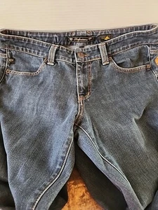 Womans Serfontaine Dark Wash Blue Dwnim Jeans Size 30 Xfit - Picture 1 of 5