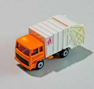 Matchbox Ford Refuse Truck 36-D Orange & White Disposal Unit 24 1993 9196