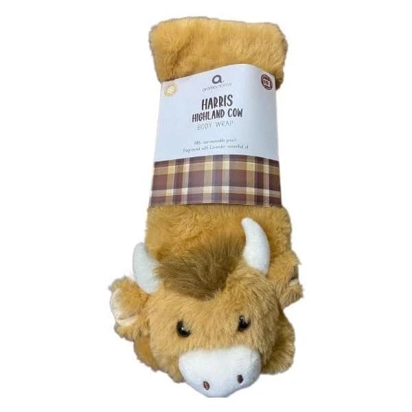 Microwavable Body Wrap Heat Wrap Animal Highland Cow Relief Cooling Compress - Image 1 of 1