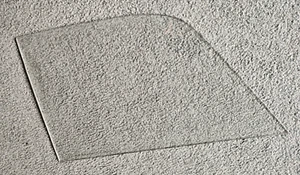 BMW 700 SEDAN LEFT REAR SIDE QUARTER WINDOW - Picture 1 of 1