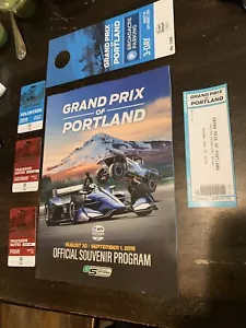 2019 Official Souvenir Program Grand Prix Portland Indycar Passes Ticket Trucks - Picture 1 of 7