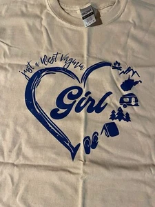 west virginia t shirt damen Gr. Medium Neu mit Etikett - Bild 1 von 3