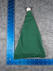 H&M Elf pointed Beanie Toque Youth 12M Green Knit Cotton Blend Pom Holidays - Picture 1 of 8