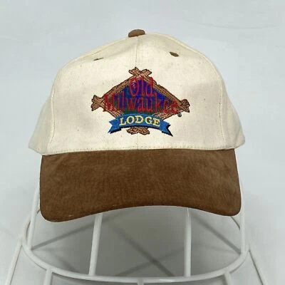 Antiguo Milwaukee Lodge Logo Bordado en Vintage KC Gorras Correa Sombrero Gamuza Bill (H11 Foto 1 de 4