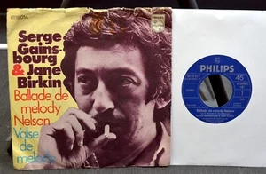 7" SERGE GAINSBOURG & JANE BIRKIN - Ballade de Melody Nelson - Philips Germany - Picture 1 of 2