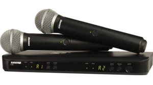 Shure BLX288/PG58 J11 Wireless Dual Vocal System w 2x PG58 Handheld Transmitters - Picture 1 of 4