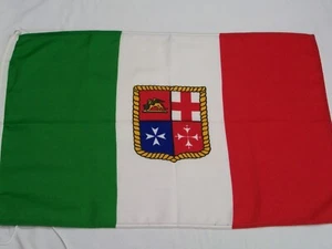 BANDIERA MOLTO RESISTENTE ITALIA MERCANTILE 40x60 SPIAGGIA DA BARCA MARINARA - Picture 1 of 1
