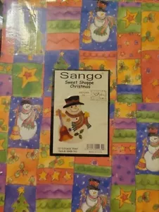 The Sweet Shoppe Christmas Snowman Cookie Tray by Sango Sue Zipkin 12" - Picture 1 of 3