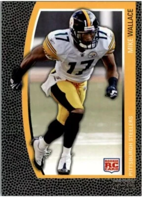 2009 Topps Unique Football Card #174 Mike Wallace Rookie RC Steelers - Image 1 of 2