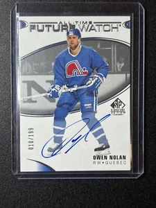 2020-21 Upper Deck SP Legends All Time Future Watch Auto /199 Owen Nolan - Picture 1 of 2