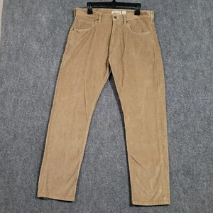 Patagonia Corduroy Pants Mens 34x30 Iron Clad Straight Leg Brown Organic Cotton - Picture 1 of 10