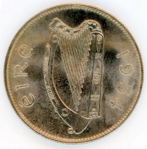 Ireland - 1954 Shilling KM#14a in Gem BU - Picture 1 of 2
