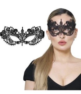 Party Masquerade Backgrounds Mardi Gras Halloween Party Masks Lace Masquerade - Picture 1 of 4