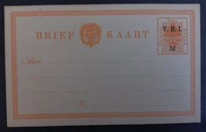 Undated Orange Free State 1d Stamped Postcard Unused - Picture 1 of 2
