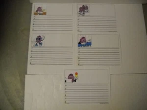 California Raisins 5-Piece Creative Writing Set Laminated Brand New Very Cute! - Picture 1 of 5