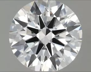 Lab grown Diamond IGI certified 0.35 Ct Diamond CVD Round cut D SI1 - Picture 1 of 16