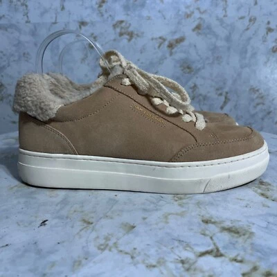 Zapatos para mujer Sam Edelman talla 9,5 M marrón gamuza forrados de piel moda zapatillas bajas Foto 1 de 4