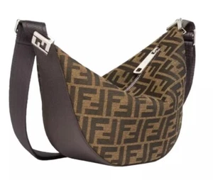 NUOVA BORSA A TRACOLLA LOGO FENDI FF AUTENTICA NUOVA CON ETICHETTA! - Foto 1 di 14