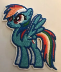 My Little Pony bestickter Aufnäher mit Regenbogenarmaturenbrett NEU - Bild 1 von 2