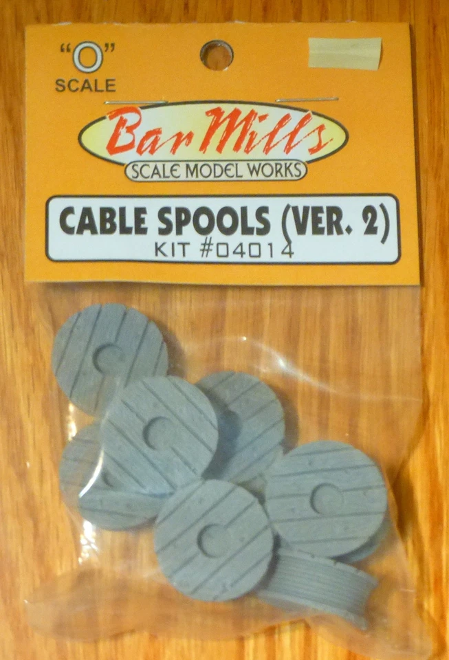 Bar Mills O #4014 Cable Spools Version 2 -- Unpainted - Image 1 of 1