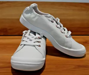 Roxy Bayshore Plus PU-Sneaker Damen weiß Slipper, Größe 8,5 - Bild 1 von 6