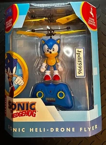 Classic Sonic The Hedgehog Hand Sensor Control HELI-DRONE FLYER & Remote Control - Picture 1 of 7