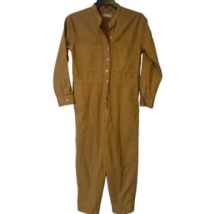 Tuta Everlane donna piccola marrone tuta cotone biologico oversize - Foto 1 di 12