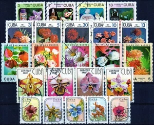 Flores sellos usados lote 05 - Imagen 1 de 1
