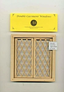Window - Working Casement Tudor Diamond Double 2126CW  miniature 1:12 scale USA