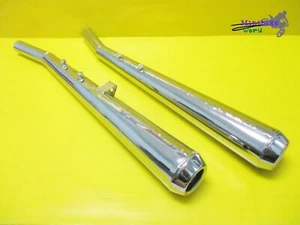 Fit HONDA CB360 EXHAUST MUFFLER SET 1 PAIR L/R (PT STYLE )  [mi2754] - Bild 1 von 5