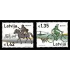 FR3827 - 2020 Lettonia Antichi itinerari postali - emissione Europa