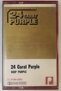 Deep Purple 24 Carat Purple Music Cassette Tape TC-TPSM-2002 Purple Records 1975 - Picture 1 of 24