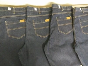 394 vaqueros de trabajo de mezclilla para hombre 44x32 pierna recta azul-4 pares-wow-100% algodón - Imagen 1 de 13