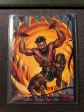 2022 Upper Deck Marvel Masterpieces #10 Hercules Epic Purple #116/199 SP