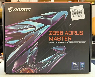 Brand New Aorus Z890 Master Mother Board / LGA 1851 / PCle 5 / DDR5 Support - Image 1 of 4