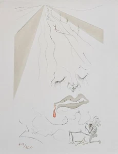 SALVADOR DALI TRANSFIGURATION EDITION SIGNED HAND NUMBERED 717/1200 LITHOGRAPHIE - Bild 1 von 7