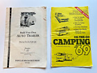 Popular Mechanics 1942 Build Your Own Auto-Trailer & 1969 On The Go Camping