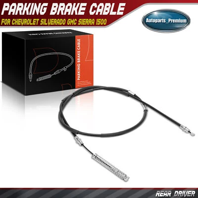 Cable de freno de estacionamiento trasero izquierdo para Chevrolet Silverado GMC Sierra 1500 2500 HD Foto 1 de 4