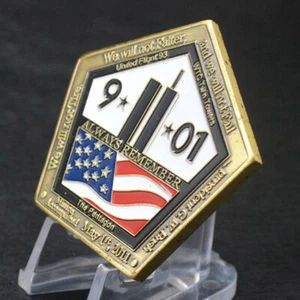 10 PCS September 11th 9/11 Never Forget Pentagon Decoration Challenge Coin - Picture 1 of 7