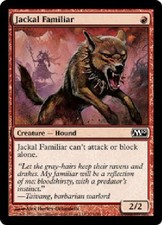 JACKAL FAMILIAR Magic 2010 MTG Magic the Gathering Cards DJMagic