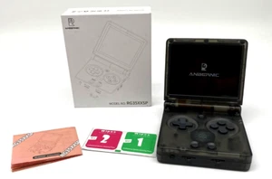 Consola de Juegos Portátil Recargable Negra Transparente Anbernic Modelo RG35XXSP - Imagen 1 de 7