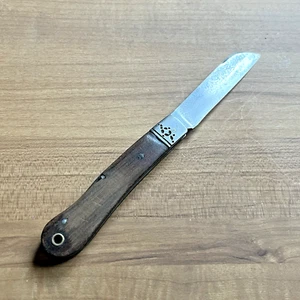 Vintage Taschenmesser - Klappklinge, Holzgriff - 40er Jahre Campingwerkzeug Retro - Bild 1 von 24
