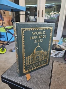 World Heritage Sites Book - Deluxe Leatherbound Edition - Picture 1 of 8