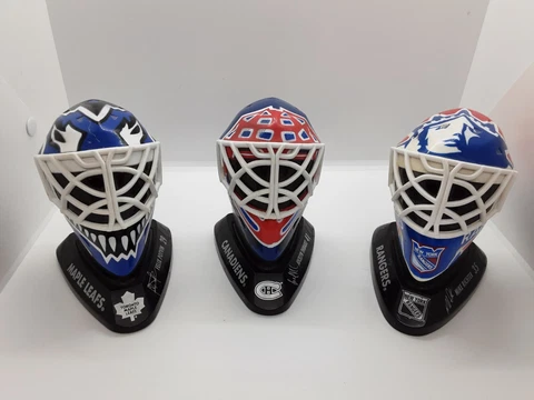 1996 McDonalds NHL Jocelyn Thibault,Felix Potvin,Mike Richter Mini Goalie Helmet Cover