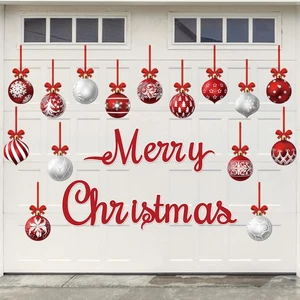 36 Stück Weihnachten Garagentor Magnete Deko, Weihnachtskugel Garage - Bild 1 von 8